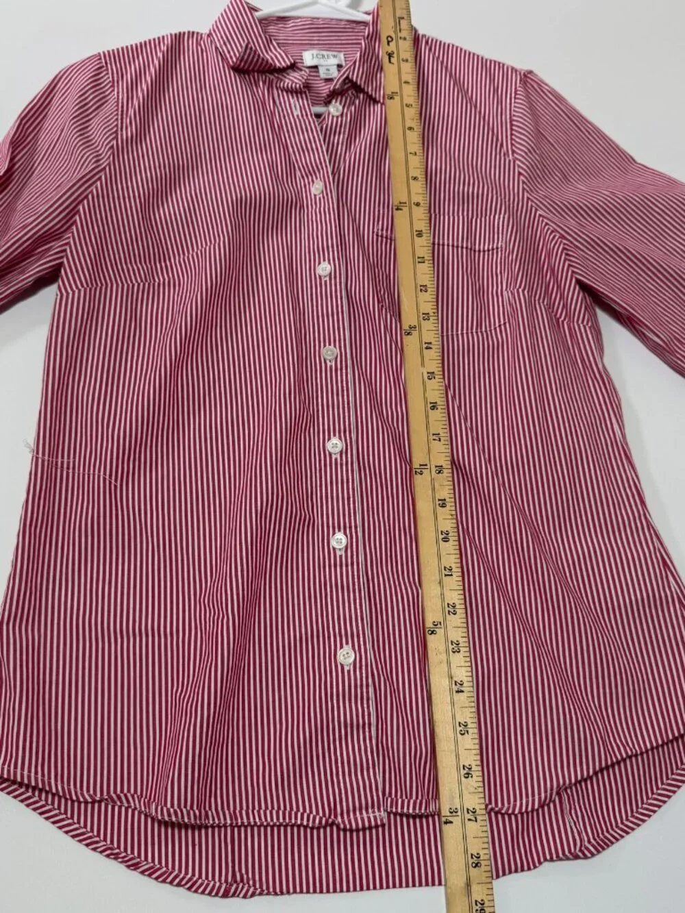 J-Crew Womens Button-up stretch cotton poplin shirt in signature fit Size S - Picture 5 of 7